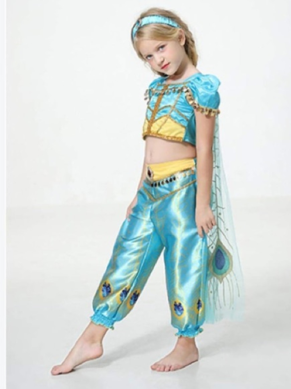 TRISH SCULLY Girls Princess Jasmine Two Pieces dress-up costume | 6
